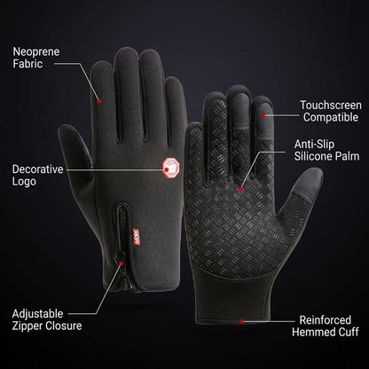 Waterproof Touchscreen Thermal Gloves — Stay Warm, Dry & Connected All Winter