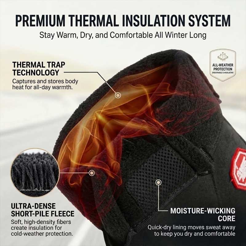 Waterproof Touchscreen Thermal Gloves — Stay Warm, Dry & Connected All Winter
