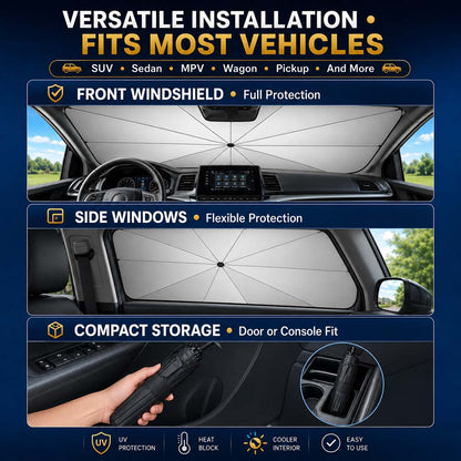 🔥Last Day 50% OFF - Bemloria™ 2026 Upgraded Car Windshield Sun Shade Umbrella