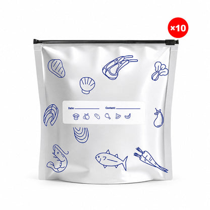Bemloria™🔥Limited Sale: Buy 2 get 1 free!🍗 🥦Reusable Aluminum Foil Sealable Storage Bags