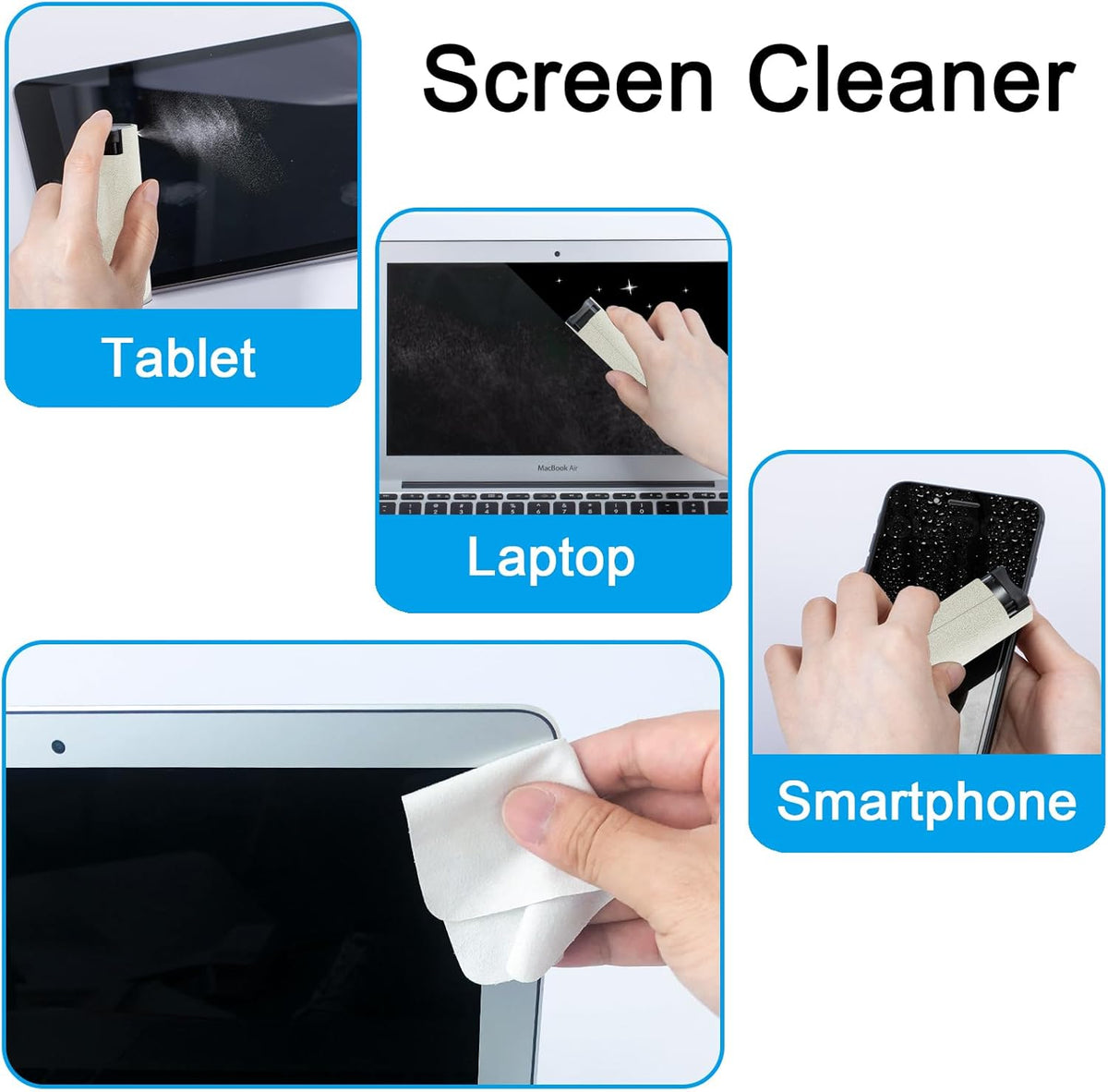 Bemloria™ Ultimate 2-in-1 Screen Cleaner Spray (offer)