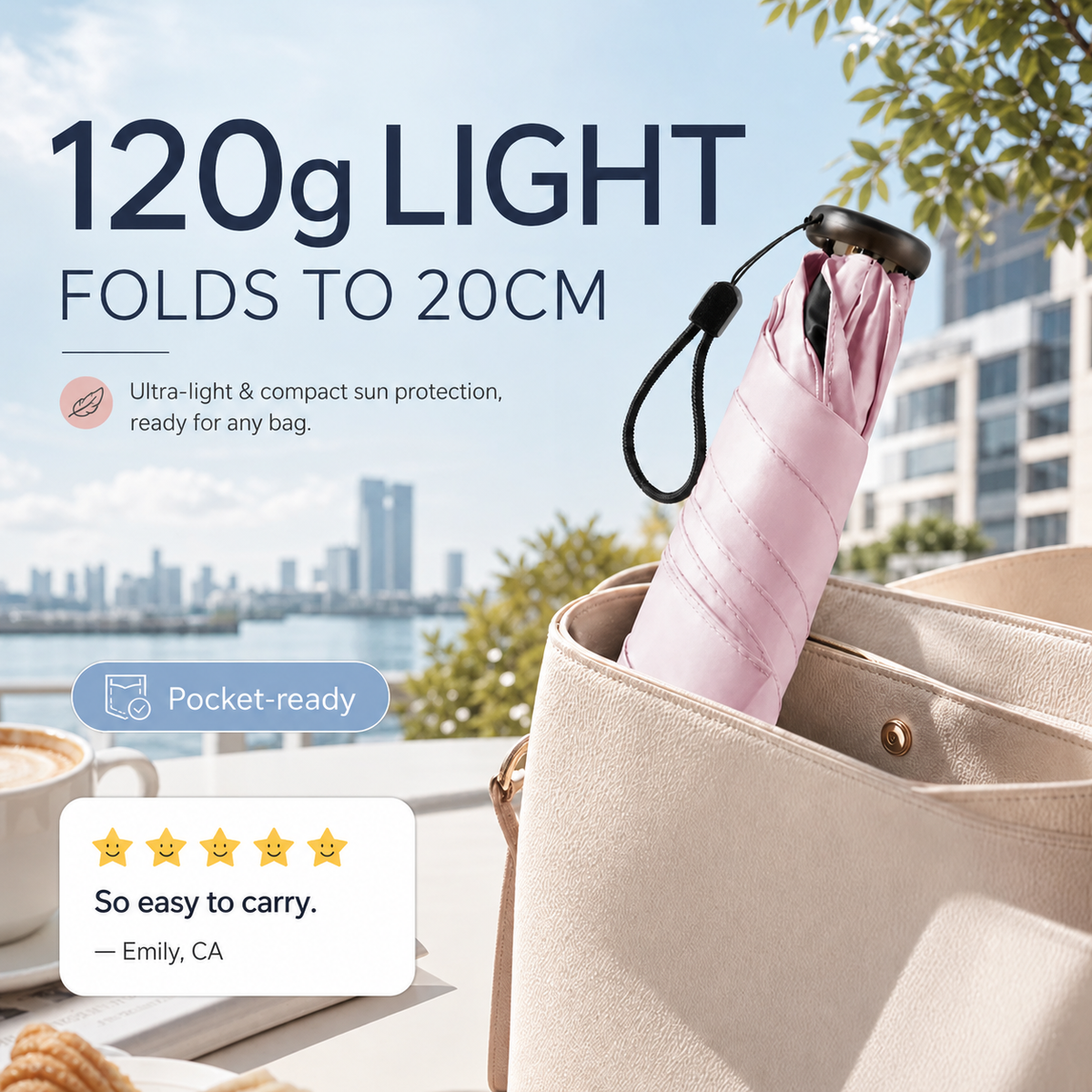 Bemloria™🔥Buy more Save more🎁Ultra-Lightweight Compact All-Weather Umbrella🔥