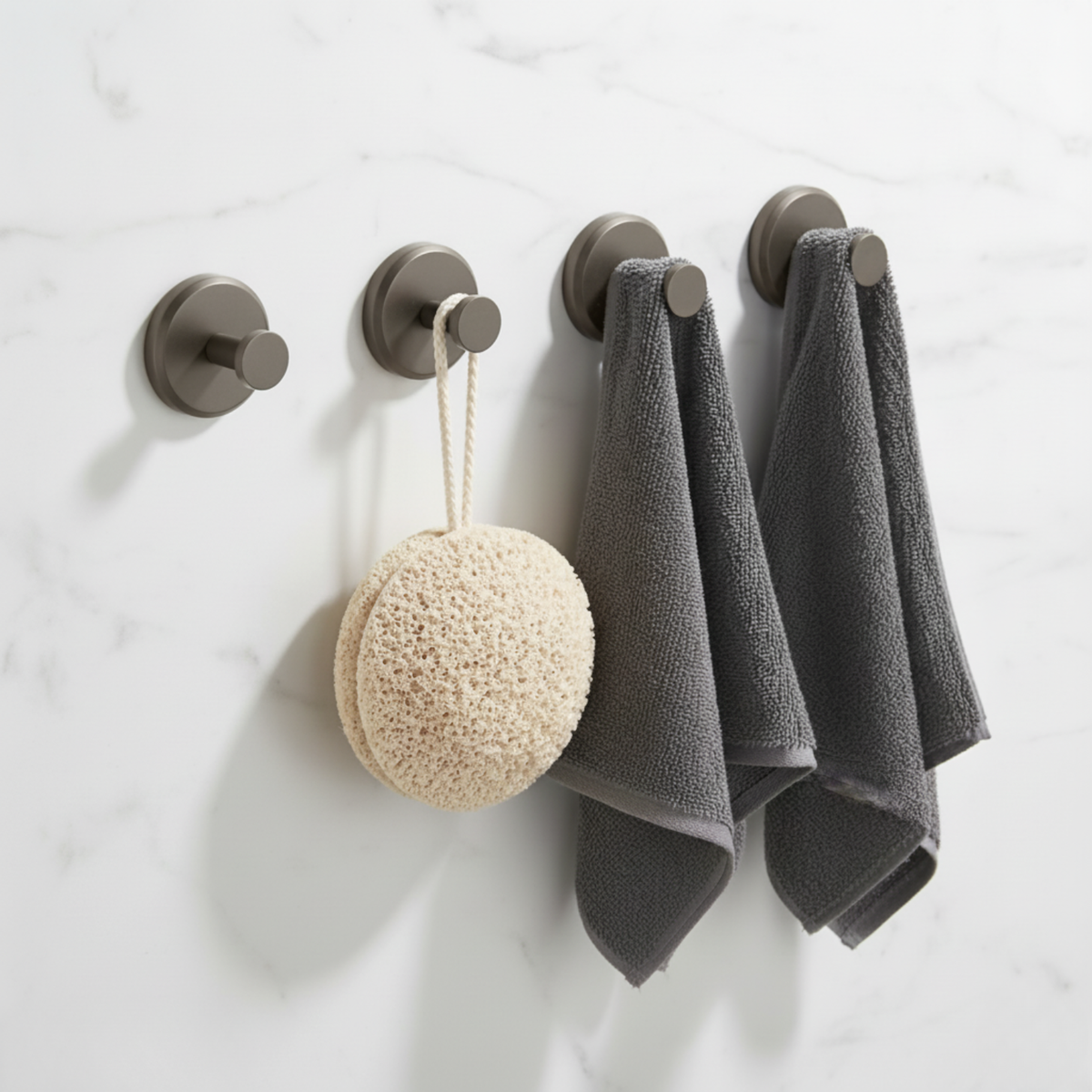 🧼Twist & Lock Suction Hooks – No-Drill, Damage-Free Hold for Smooth Surfaces