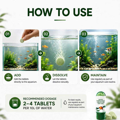 Bemloria™ Powerful Aquarium Water Purification Tablet 🐟️🫧