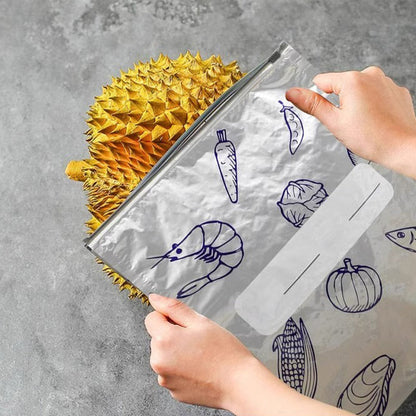 Bemloria™🔥Limited Sale: Buy 2 get 1 free!🍗 🥦Reusable Aluminum Foil Sealable Storage Bags
