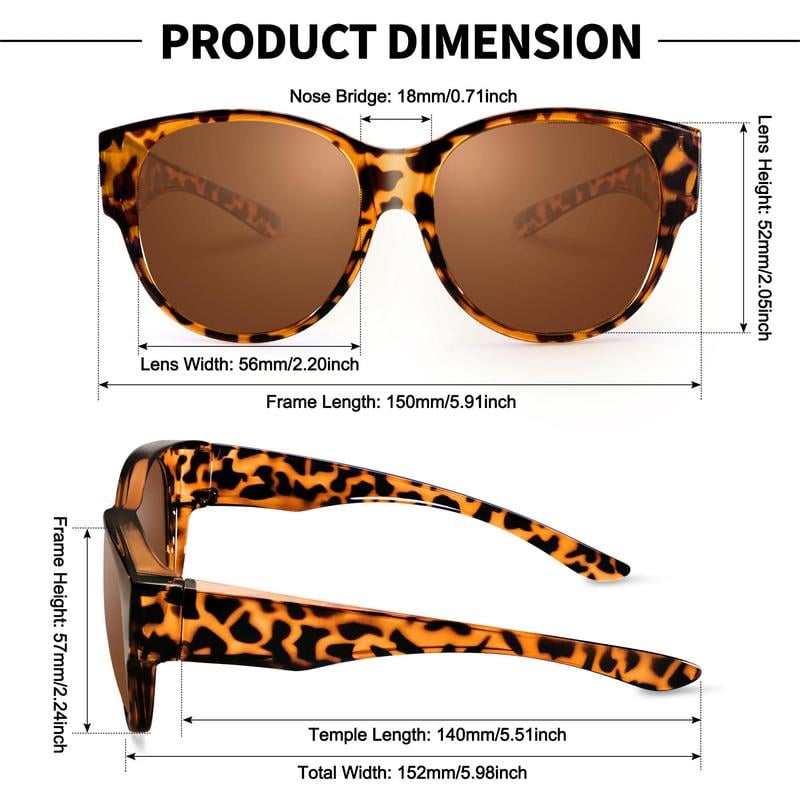 Bemloria™ ClearView Fit-Over Sunglasses😎UV400 Protection