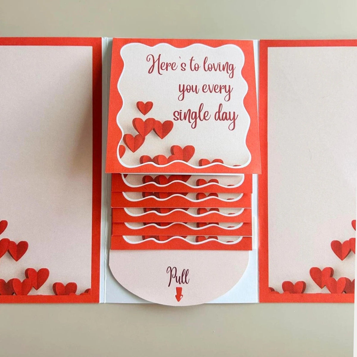 🎄🎂✨ Handmade Waterfall Birthday Gift Card Booklet🎁💖
