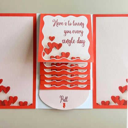 🎄🎂✨ Handmade Waterfall Birthday Gift Card Booklet🎁💖
