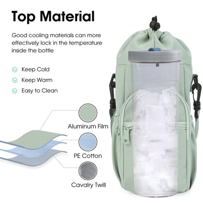 🎒 Hot Sale - 60% OFF ✨💥Water Bottle Carrier Bag with Phone Pockets