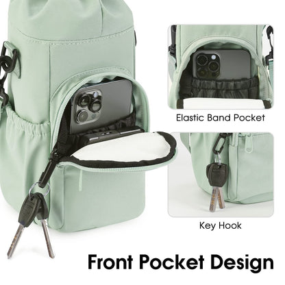 🎒 Hot Sale - 60% OFF ✨💥Water Bottle Carrier Bag with Phone Pockets