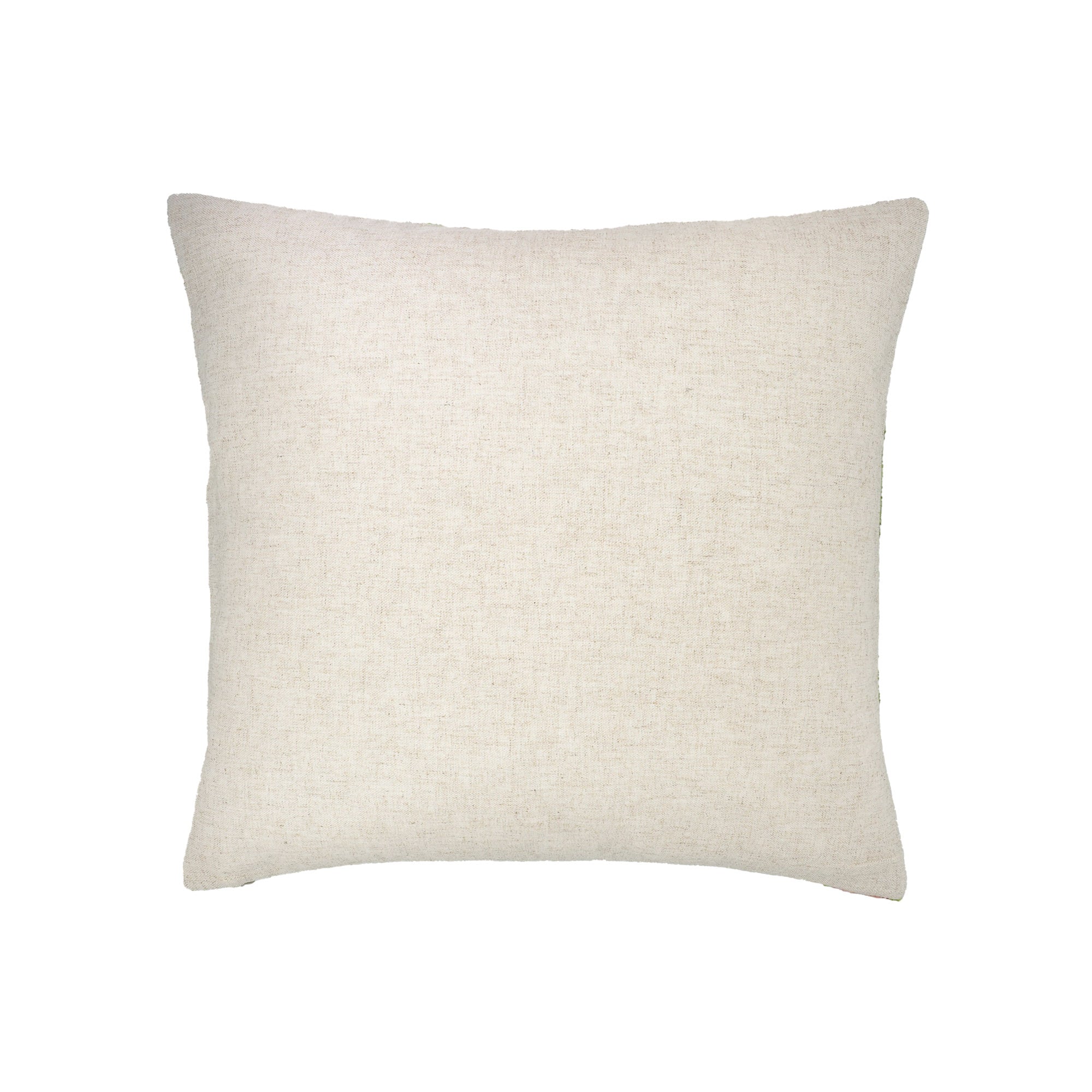 Palms Silk Velvet Ikat Pillow Cover, 20" X 20"