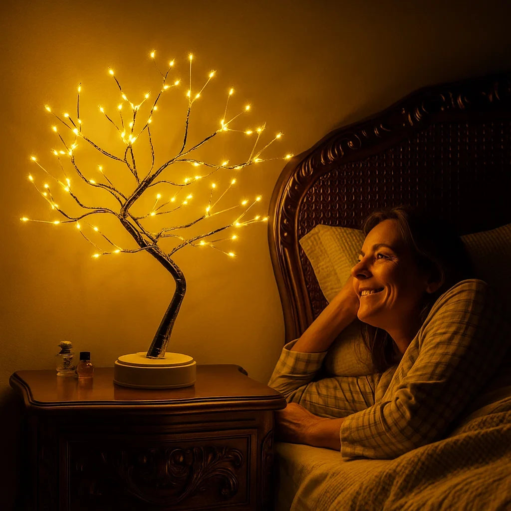 💡Bemloria™ 108-LED Fairy Tree Lamp – Cozy Ambient Lighting for Your Home
