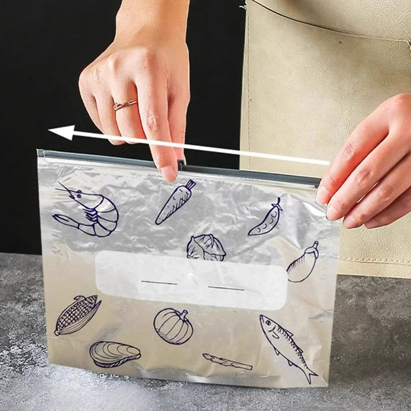 Bemloria™🔥Limited Sale: Buy 2 get 1 free!🍗 🥦Reusable Aluminum Foil Sealable Storage Bags (Offer)