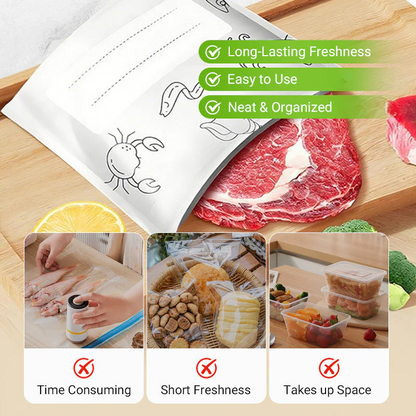 Bemloria™🔥Limited Sale: Buy 2 get 1 free!🍗 🥦Reusable Aluminum Foil Sealable Storage Bags