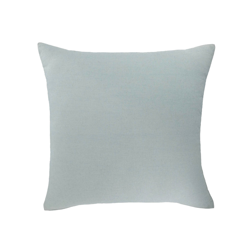 Deauville Embroidered Linen Pillow Cover, 18 x 18