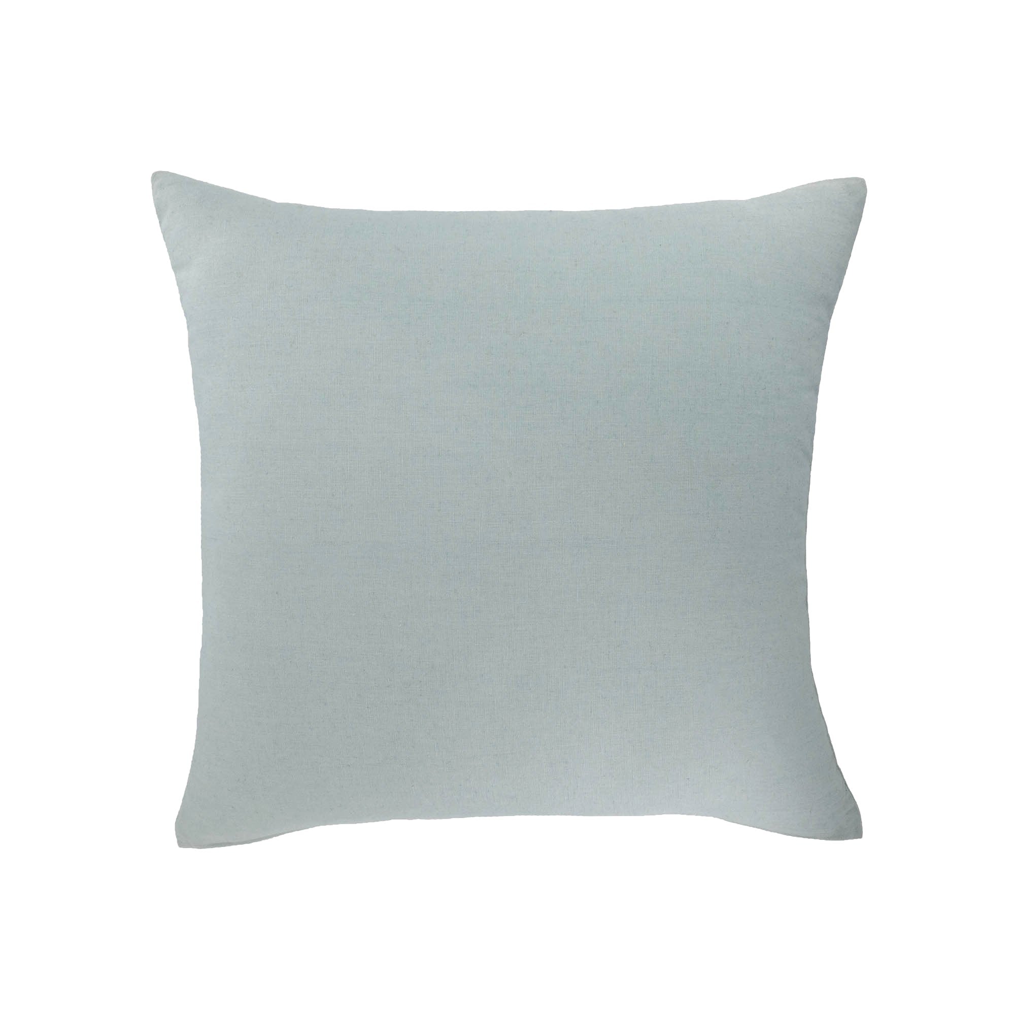Deauville Embroidered Linen Pillow Cover, 18 x 18