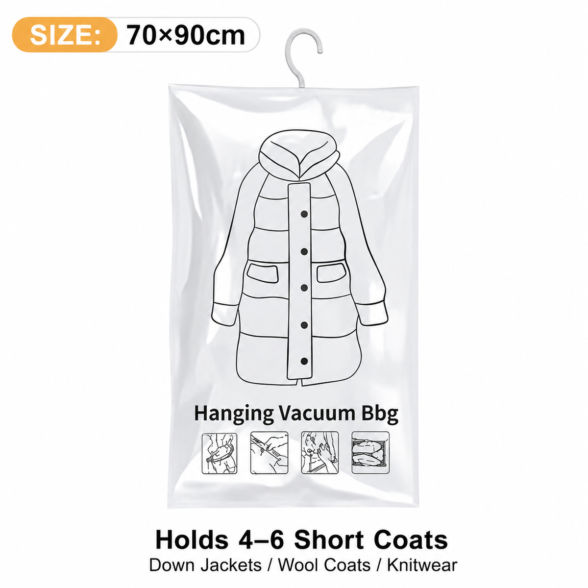 Bemloria™🧥Hanging Vacuum Storage Bags – Hanging Design for Wardrobe, Air Vacuum Compression, Waterproof Dustproof & Space-Saving 🧹 (Offer)