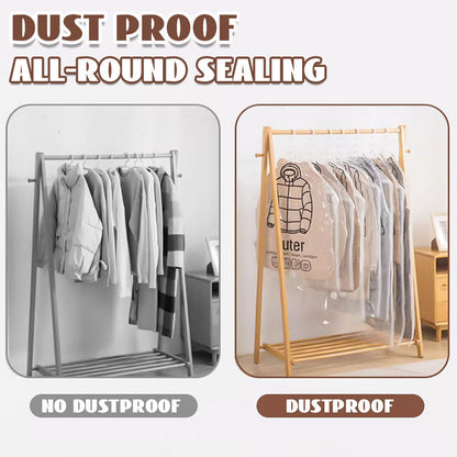 Bemloria™🧥Hanging Vacuum Storage Bags – Hanging Design for Wardrobe, Air Vacuum Compression, Waterproof Dustproof & Space-Saving 🧹 (Offer)