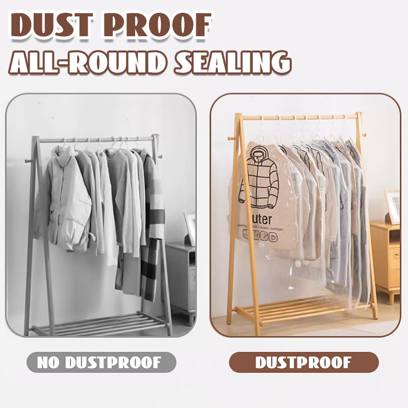 Bemloria™🧥Hanging Vacuum Storage Bags – Hanging Design for Wardrobe, Air Vacuum Compression, Waterproof Dustproof & Space-Saving 🧹