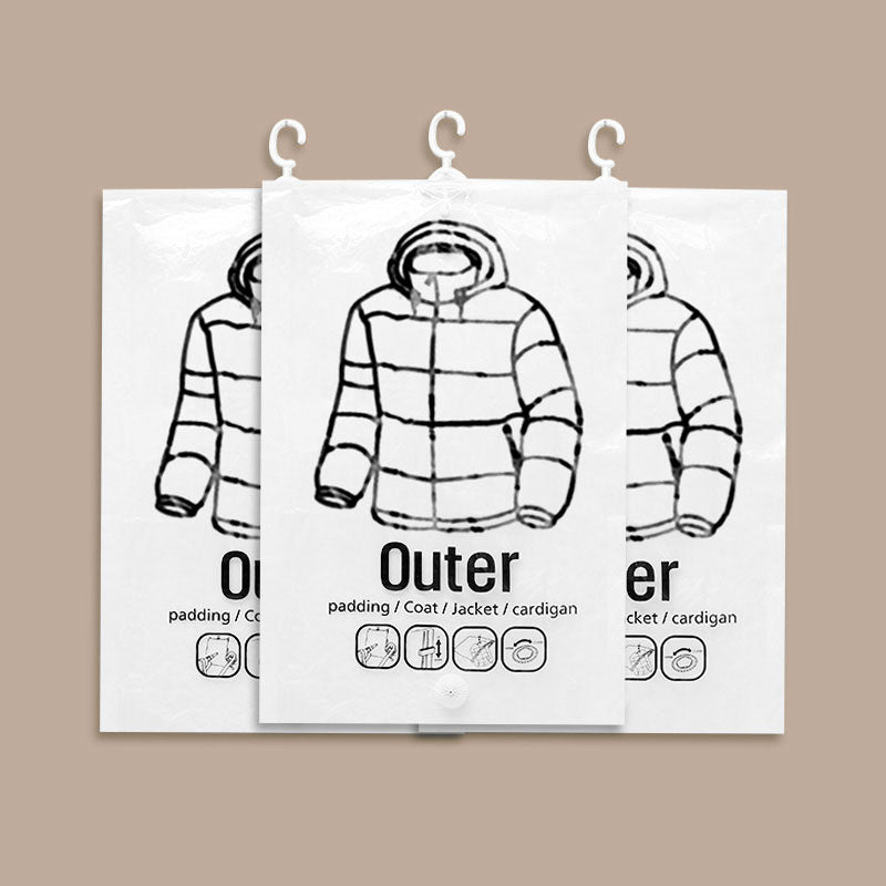Bemloria™🧥Hanging Vacuum Storage Bags – Hanging Design for Wardrobe, Air Vacuum Compression, Waterproof Dustproof & Space-Saving 🧹 (Offer)