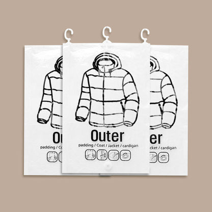 Bemloria™🧥Hanging Vacuum Storage Bags – Hanging Design for Wardrobe, Air Vacuum Compression, Waterproof Dustproof & Space-Saving 🧹 (Offer)