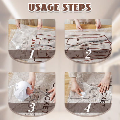 Bemloria™🧥Hanging Vacuum Storage Bags – Hanging Design for Wardrobe, Air Vacuum Compression, Waterproof Dustproof & Space-Saving 🧹