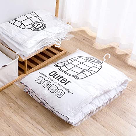 Bemloria™🧥Hanging Vacuum Storage Bags – Hanging Design for Wardrobe, Air Vacuum Compression, Waterproof Dustproof & Space-Saving 🧹 (Offer)