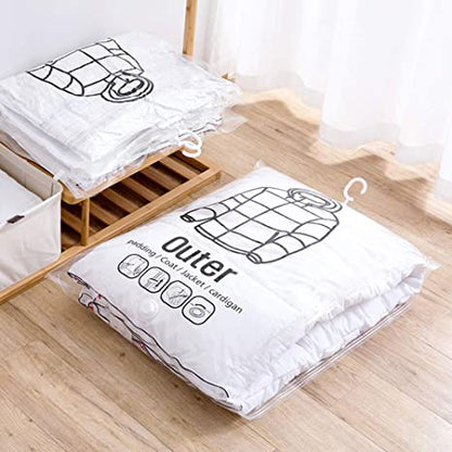 Bemloria™🧥Hanging Vacuum Storage Bags – Hanging Design for Wardrobe, Air Vacuum Compression, Waterproof Dustproof & Space-Saving 🧹 (Offer)