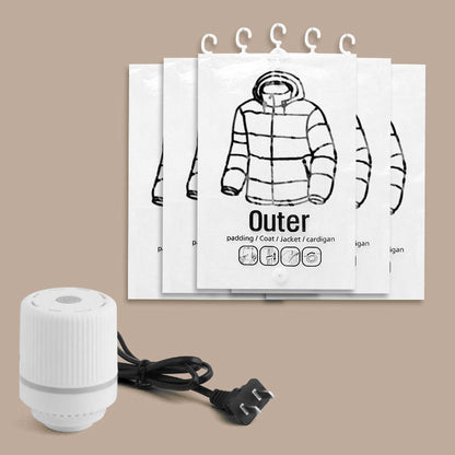 Bemloria™🧥Hanging Vacuum Storage Bags – Hanging Design for Wardrobe, Air Vacuum Compression, Waterproof Dustproof & Space-Saving 🧹 (Offer)