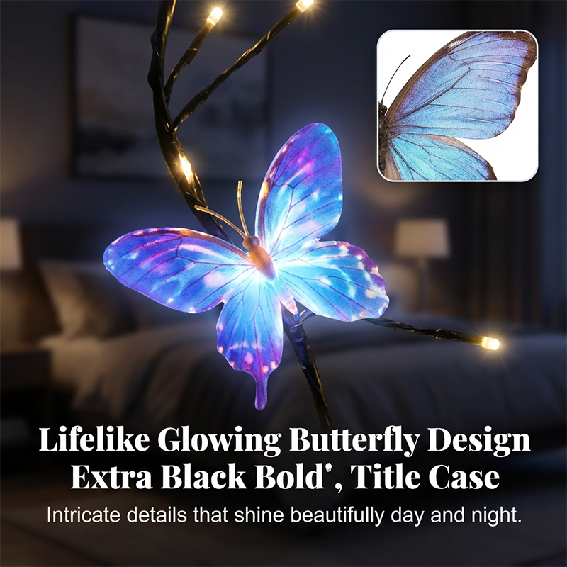 🥳2026 HOT SALE🥳💞50K+ SOLD!🌿Romantic Butterfly Vine LED Lights