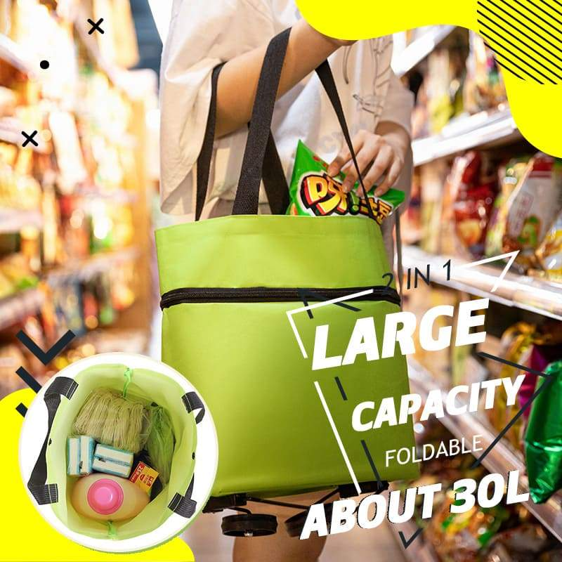 🔥HOT SALE 50% OFF🔥Daba™ Foldable 2-in-1 Shopping Bag