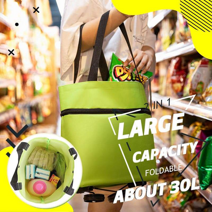 🔥HOT SALE 50% OFF🔥Daba™ Foldable 2-in-1 Shopping Bag