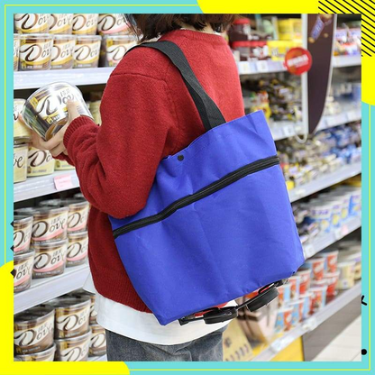 🔥HOT SALE 50% OFF🔥Daba™ Foldable 2-in-1 Shopping Bag
