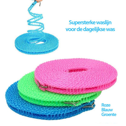 👕Windproof Non-Slip Clothesline – Keep Clothes Secure, Even on Windy Days | Portable & Easy to Install