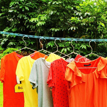 👕Windproof Non-Slip Clothesline – Keep Clothes Secure, Even on Windy Days | Portable & Easy to Install