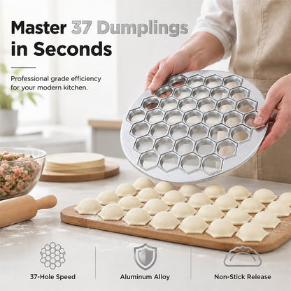 🥟 37-Cavity Dumpling Maker – Make 37 Perfectly Shaped Dumplings at Once!