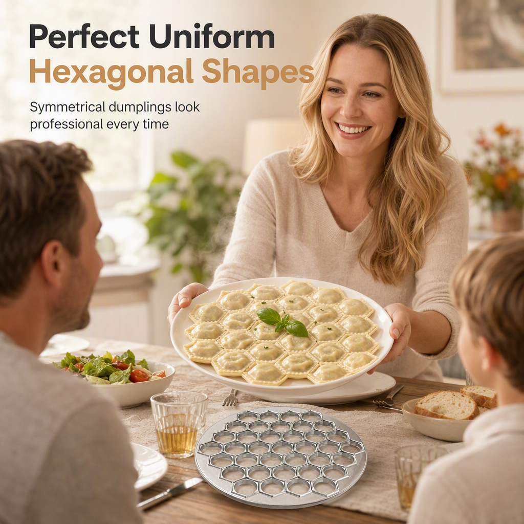 🥟 37-Cavity Dumpling Maker – Make 37 Perfectly Shaped Dumplings at Once!