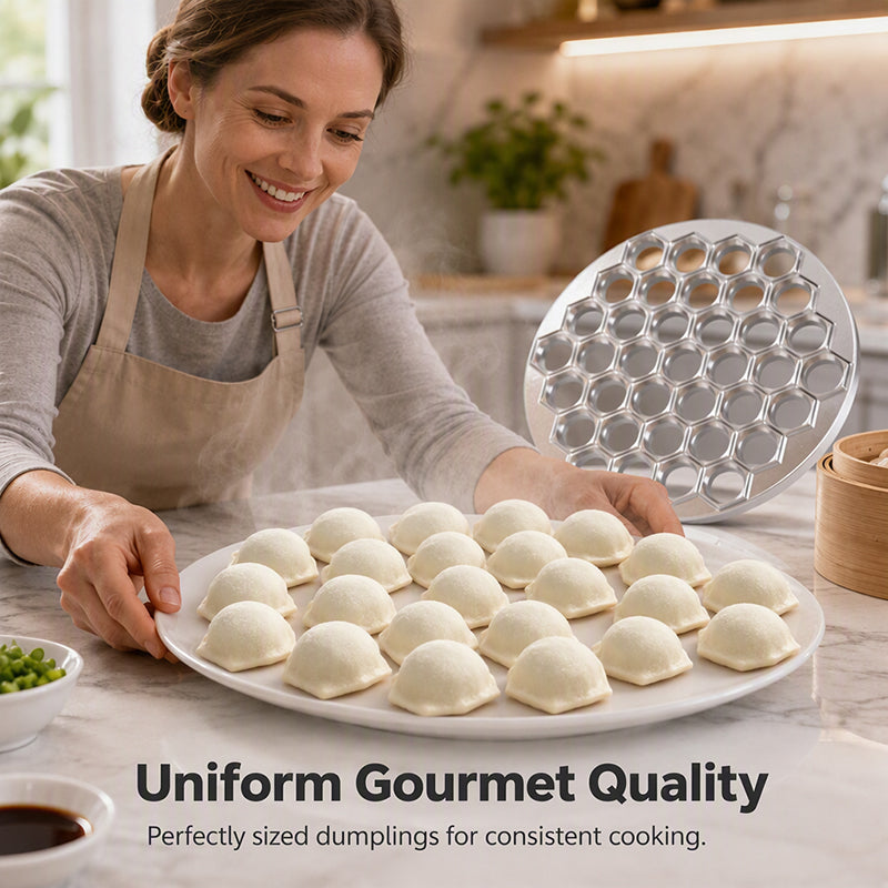 🥟 37-Cavity Dumpling Maker – Make 37 Perfectly Shaped Dumplings at Once!