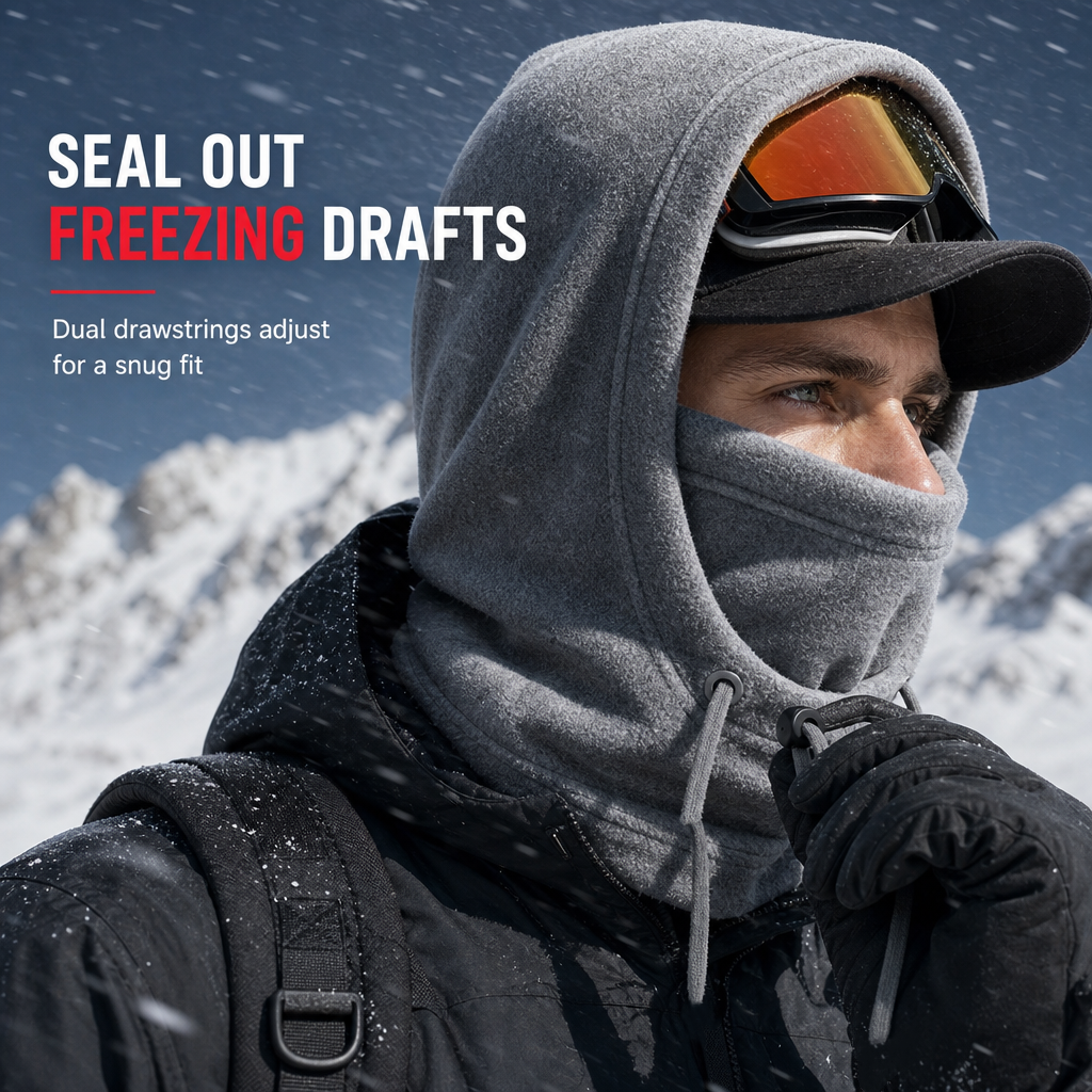 Winter Thermal Fleece Balaclava – Windproof & Warm